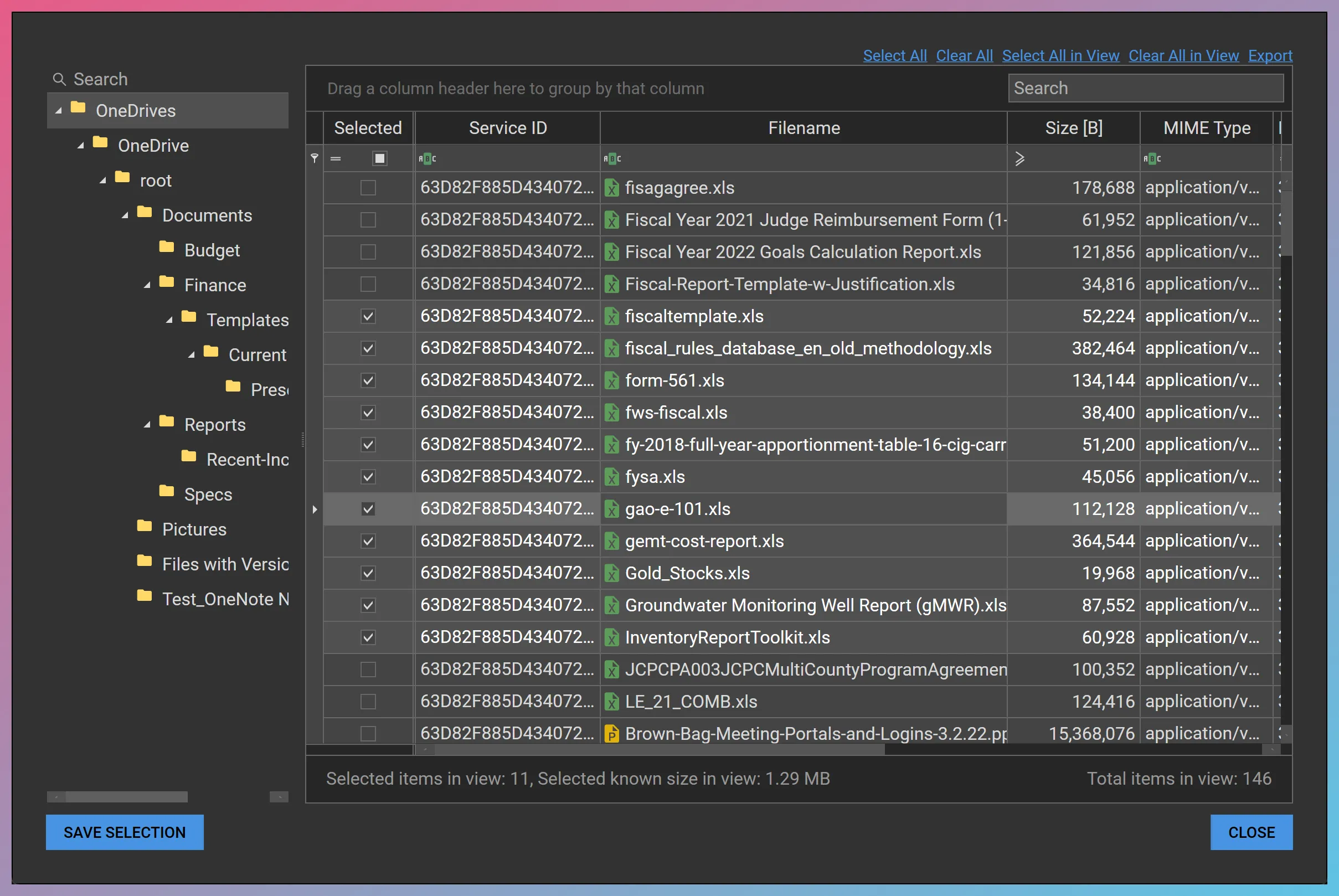 Drive Explorer User Interface