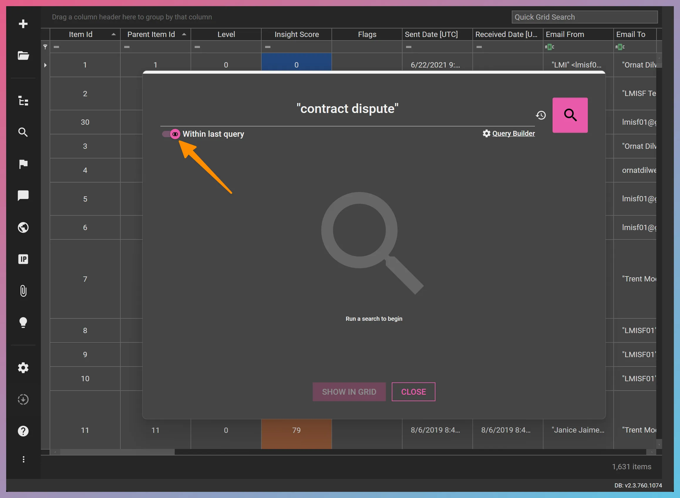 Search within Last Query